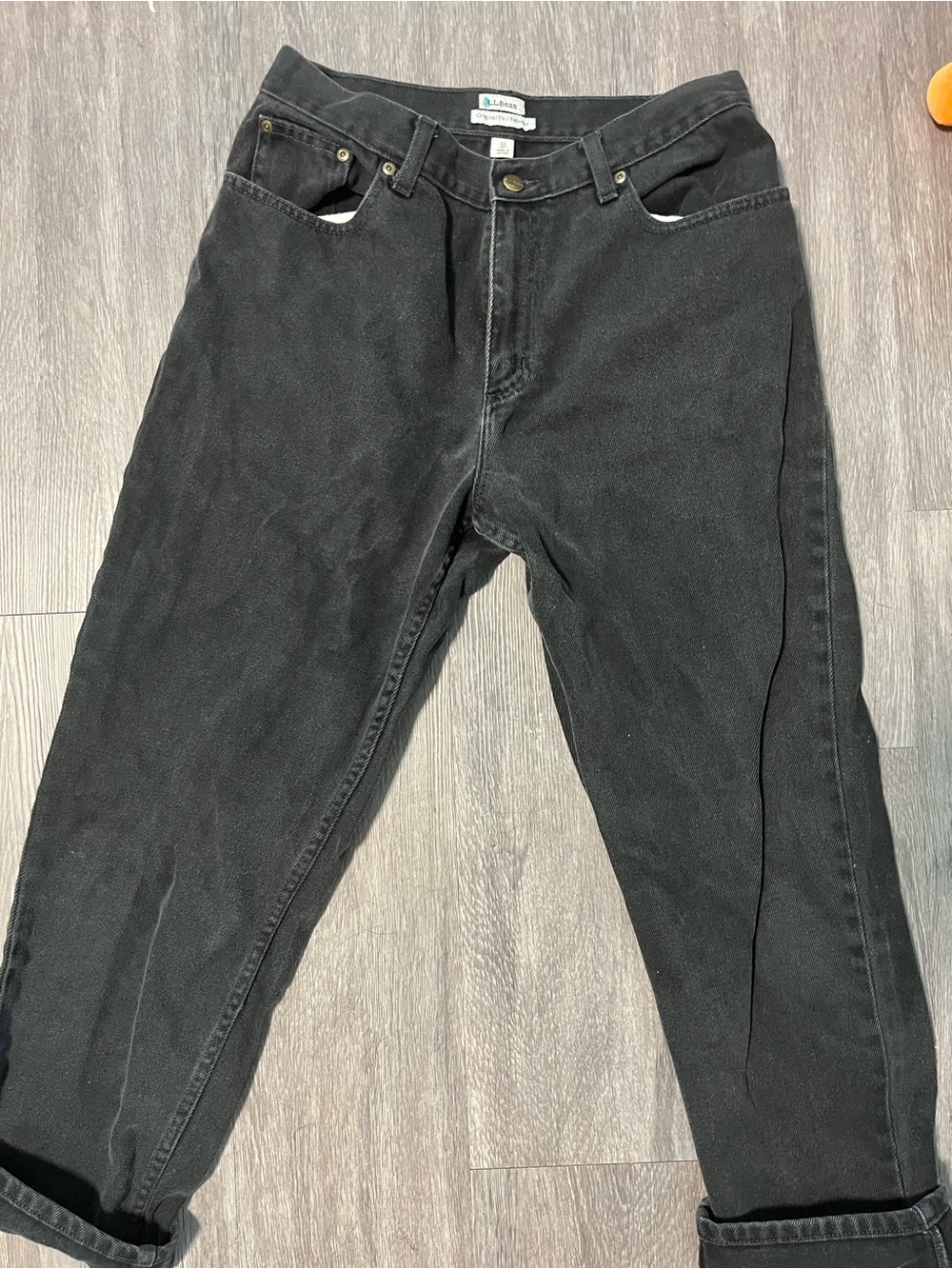 LL Bean Black high waisted Jeans